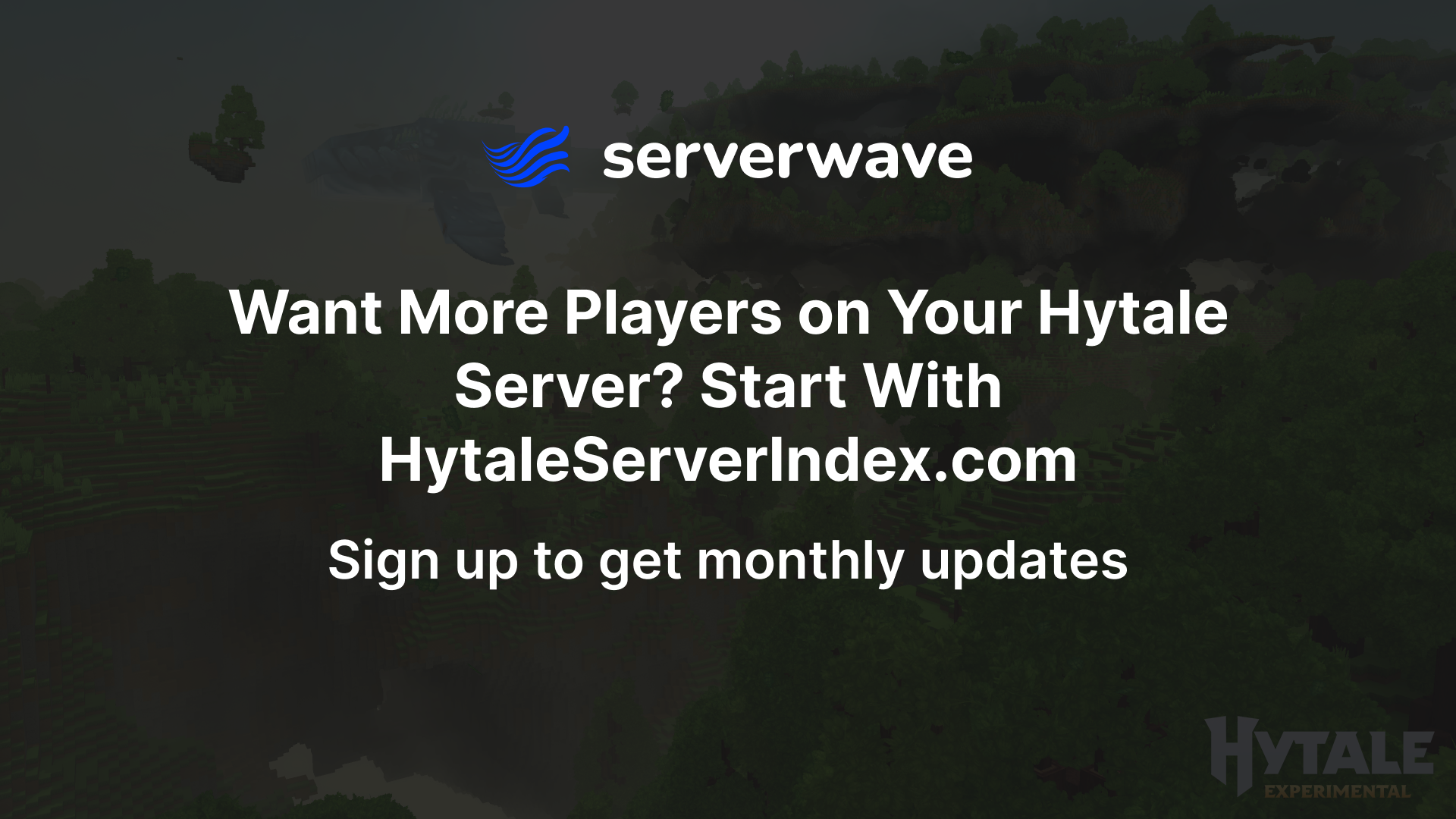 Want More Players on Your Hytale Server? Start With HytaleServerIndex.com